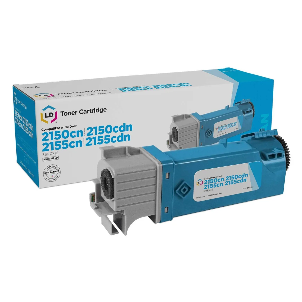 LD Products LD Products Compatible Toner Cartridge for Dell 331-0716 THKJ8 High Yield Cyan — product photo