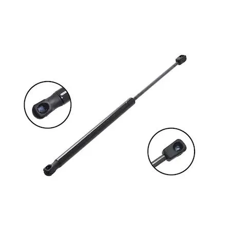 Transparent hood lift support, automotive accessory