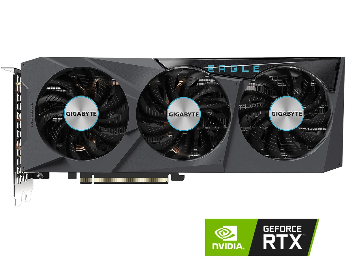GIGABYTE GIGABYTE GV-N3070EAGLE-8GD GeForce RTX 3070 Eagle 8GB graphics card — product photo