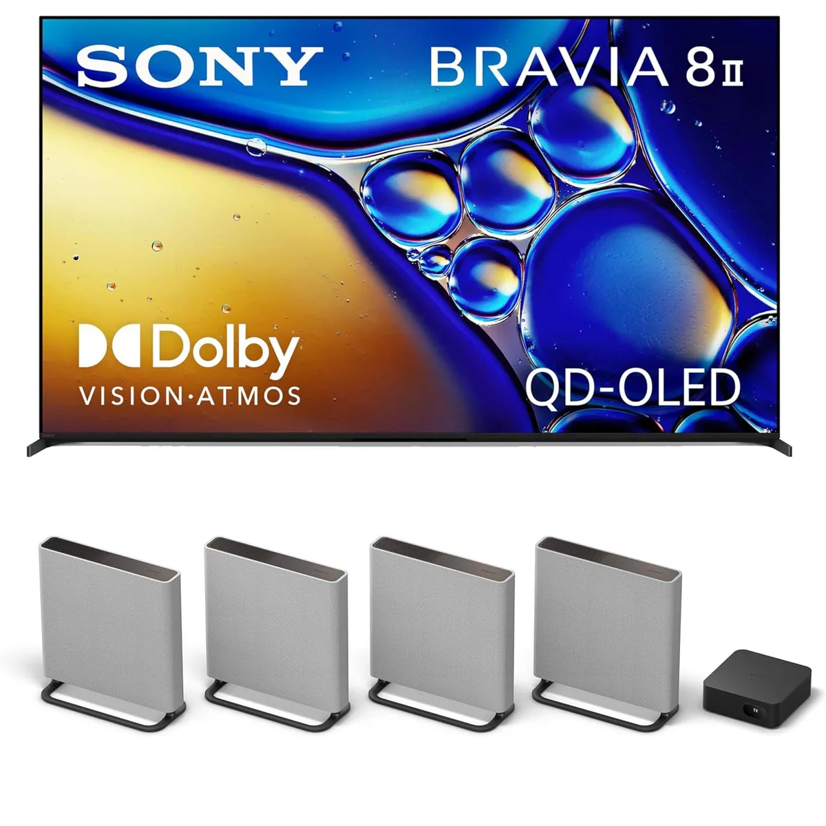 Sony Sony K55XR80M2 55" Bravia 8 QD-OLED 4K 120Hz + HT-A9M2 4.0.4 Soundbar (2025) — product photo