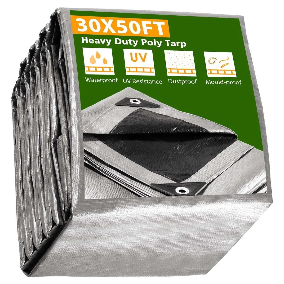Yescom USA, Inc. Yescom USA, Inc. 07PTR001-30X50-0611 30x50 ft 10-mil tarp — product photo