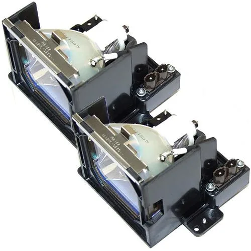 Two new DLP replacement lamps in sealed packaging