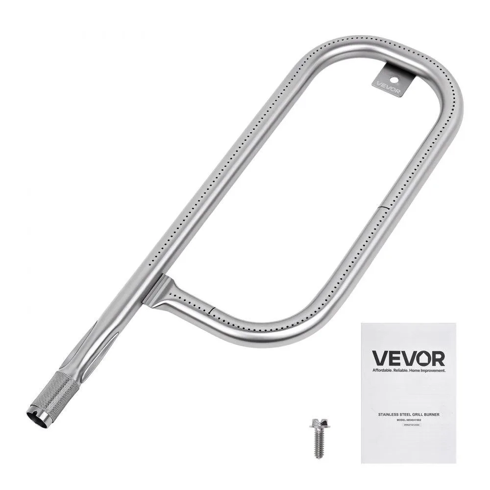 VEVOR VEVOR 17 inch 304 Stainless Steel P-Type Burner Tube for Weber Q100 Q120 Q1000 Q1200 Baby Q — product photo
