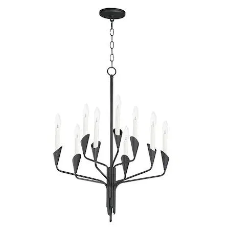 Maxim Mfg. Maxim Mfg. 24349BK Calyx 9-Light Chandelier — product photo