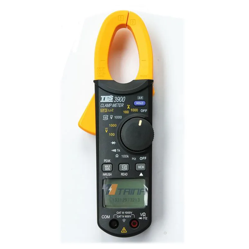 TES Electrical Electronic Corp. TES Electrical Electronic Corp. 3900 Clamp Meter CAT III 1000V CAT IV 600V — product photo