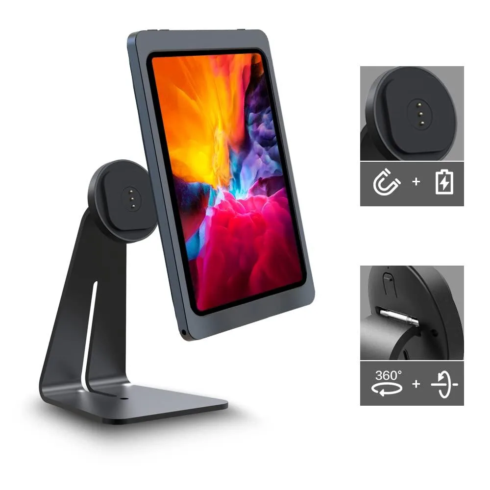 EMONITA EMONITA Magnetic iPad Stand 360° Rotatable Black — product photo