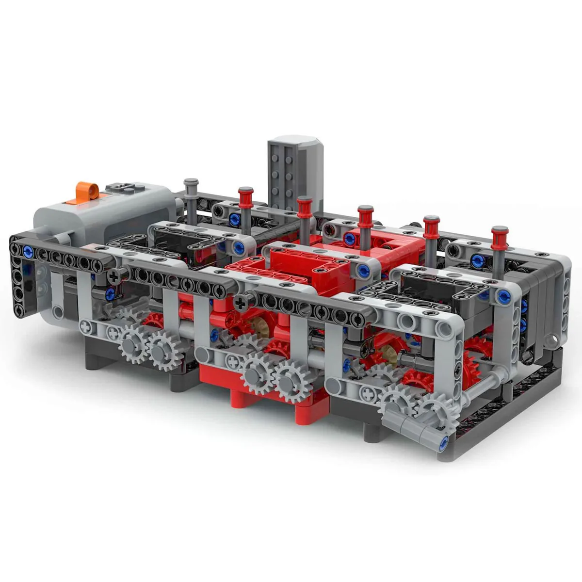 ZITIANYOUBUILD ZITIANYOUBUILD MOC-40533 63 Speed Gear Box 415+ Parts — product photo