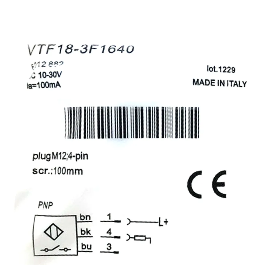 Sick Sick VTF18-3F1640 Photoelectric Proximity Sensor PNP — product photo