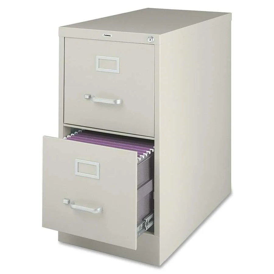 Lorell Lorell 60655 2-Drawer Vertical File Cabinet 15x25x28 Putty — product photo