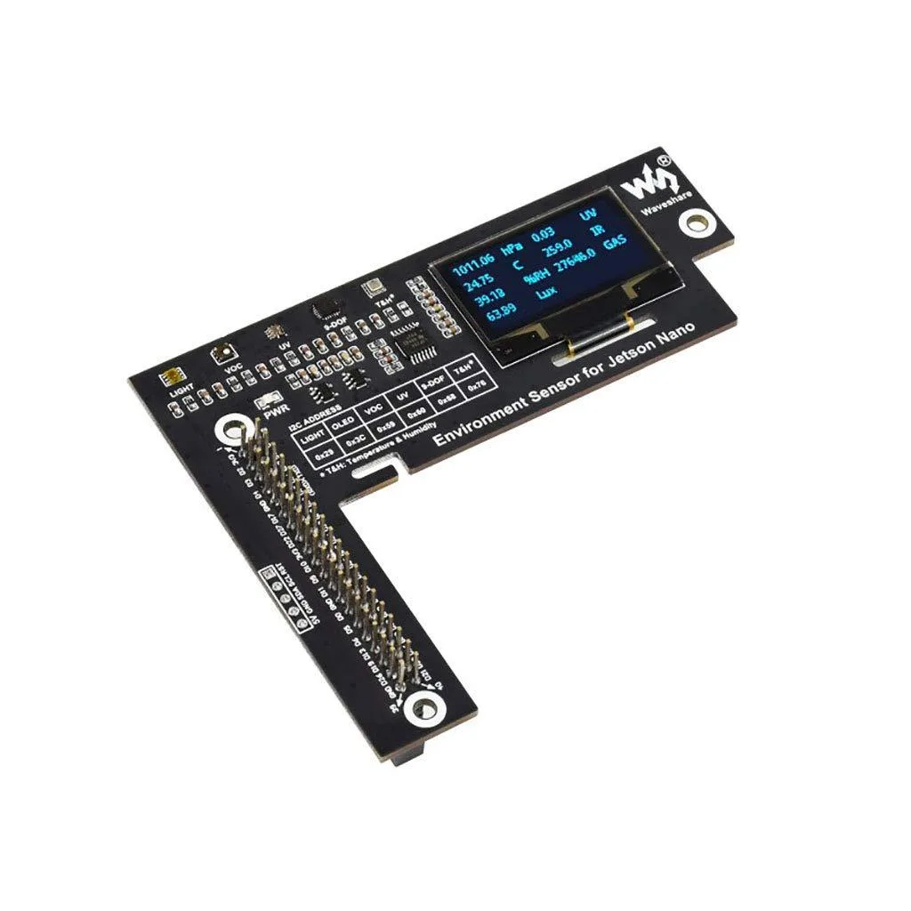 LORDWORLD LORDWORLD Environment Sensors HAT for Jetson Nano 1.3inch OLED — product photo