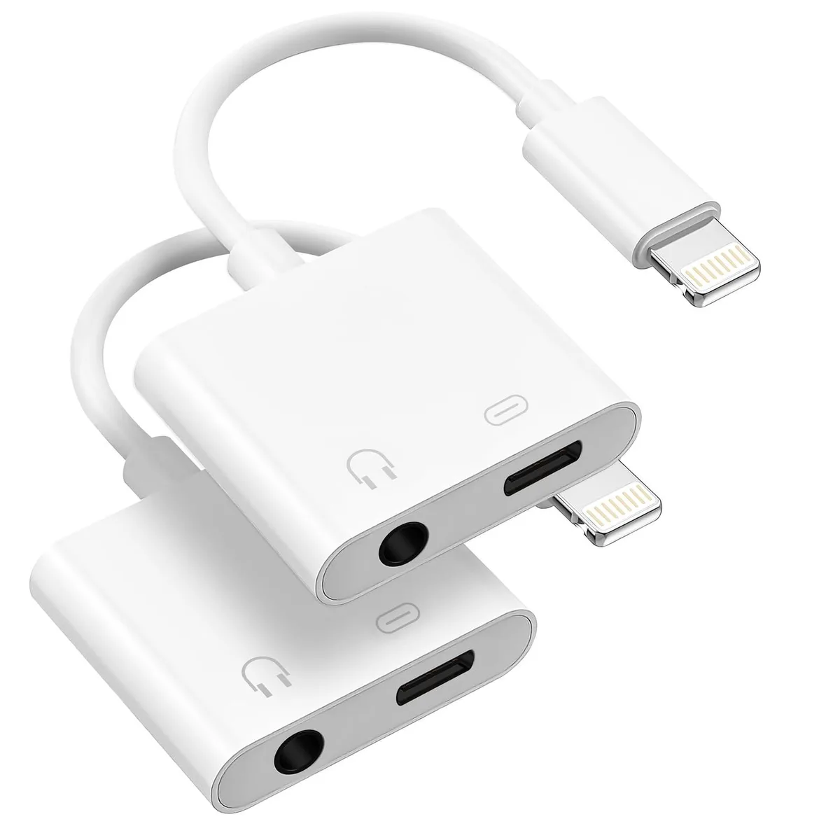  Untvie UT-LA002 2 Pack Lightning 3.5 mm Audio Charging Adapter — product photo