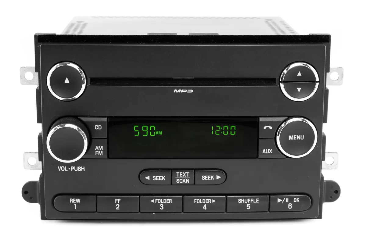 1 Factory Radio 1 Factory Radio 9E51-18C869-BA AM FM CD Receiver 2007-2009 Ford Fusion Mercury Milan — product photo
