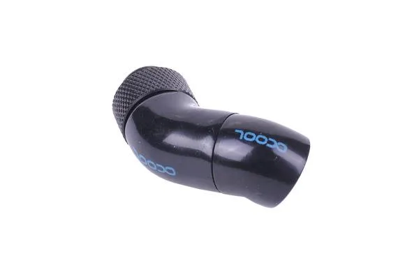 Alphacool Alphacool G1/4 Double 45° Revolvable Angled Adaptor Black 64228 — product photo