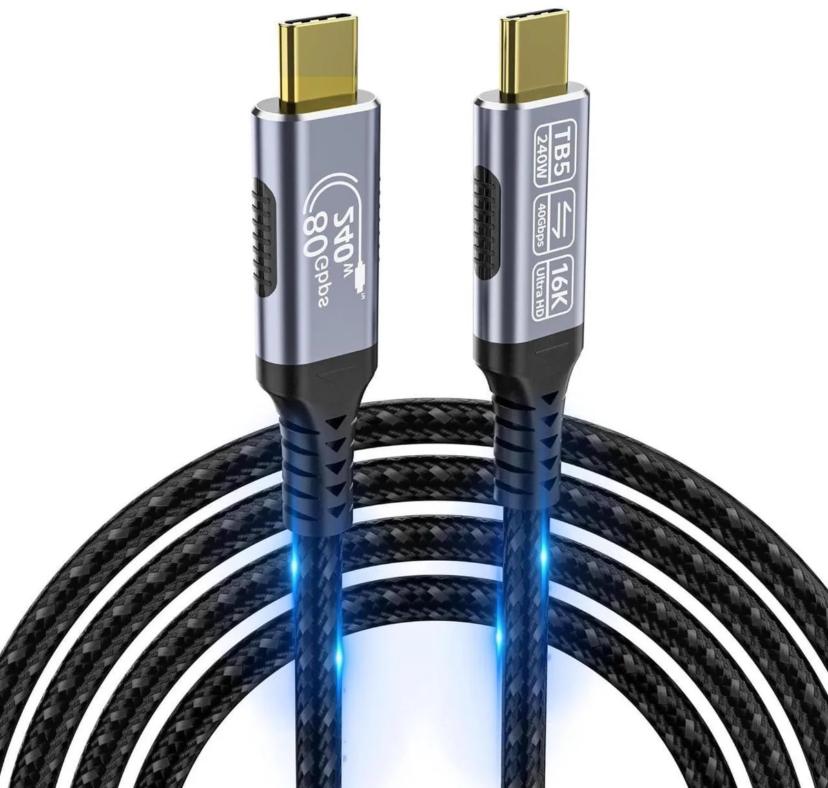Aomoproing Aomoproing USB 5 cable 80 Gbps 6.6ft 240W — product photo