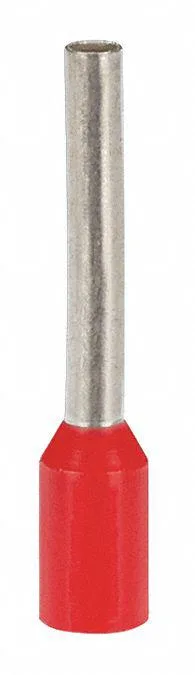 Panduit Panduit FSD77-12-D Wire Ferrule 18 AWG Tin Copper Red PK500 — product photo
