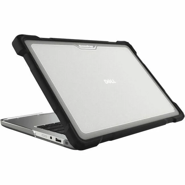 Transparent two-piece clamshell case with textured grip for Dell Pro 13 Plus
