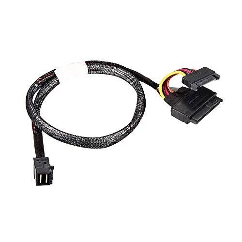 Vszerda Vszerda 8541691328 Mini-SAS HD SFF-8643 to U.2 SFF-8639 50cm SAS cable — product photo
