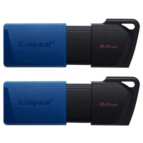 Kingston Technology Corp. Kingston Technology DataTraveler Exodia M 64GB 2-pack USB 3.2 Gen 1 flash drive — product photo