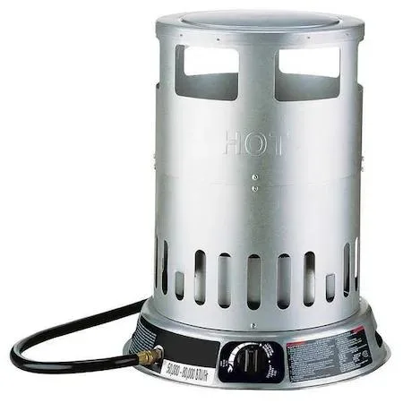 Dayton Dayton 6BY73 Portable Gas Floor Heater LP 50000 BTU — product photo