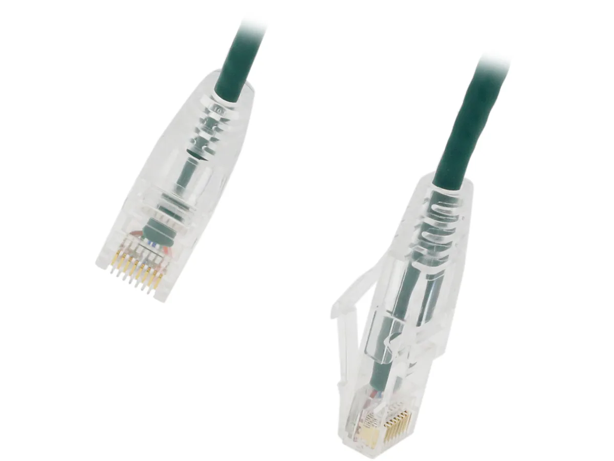 Nippon Labs Nippon Labs SLCAT6-28-20GN network ethernet cable Cat 6 28 AWG 20 ft Green — product photo