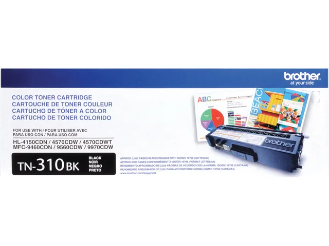 Brother Brother TN310BK Black Toner Cartridge — 2500 pages — product photo