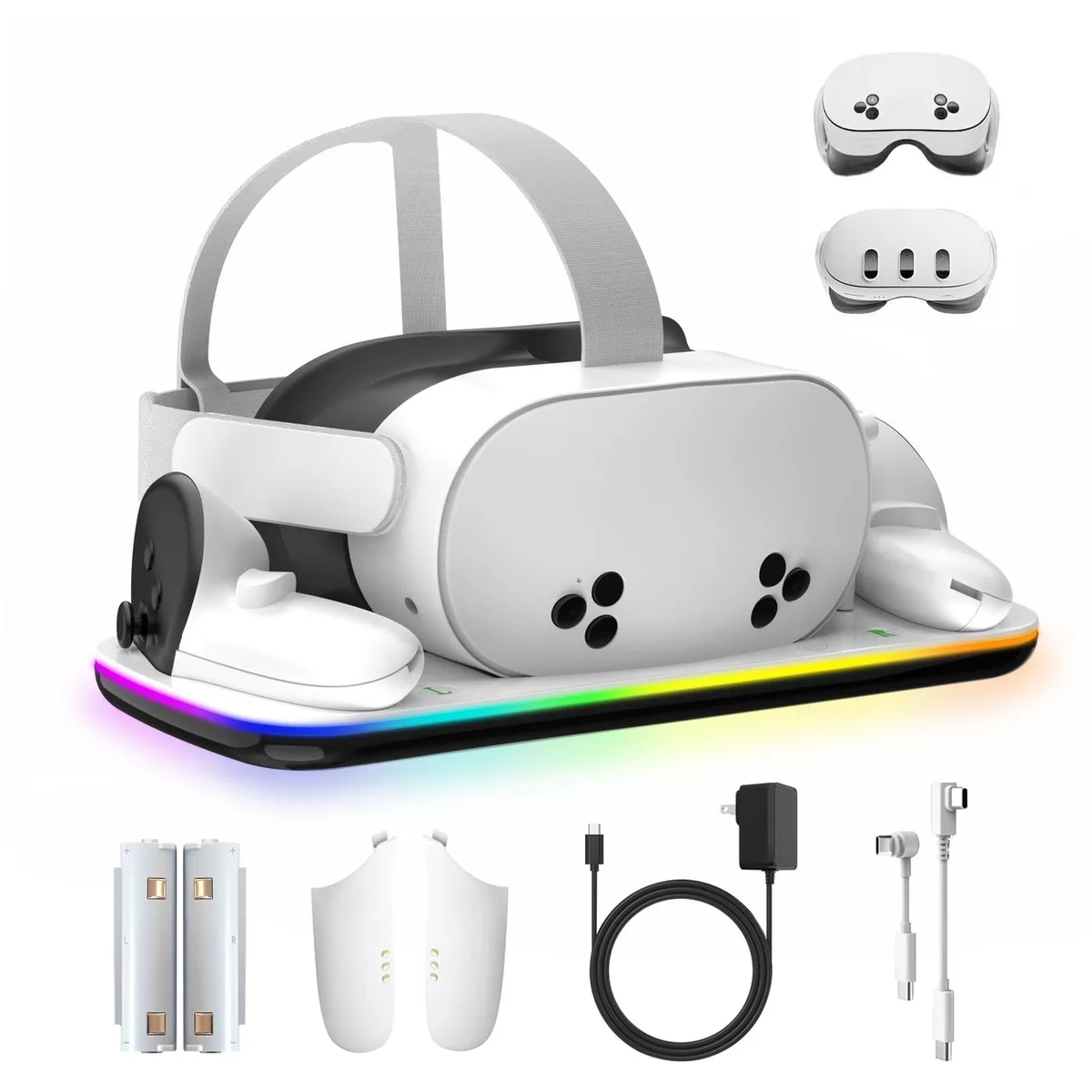  DOBE FOMIS Charging Dock Quest 3/3S White TY-3880B — product photo