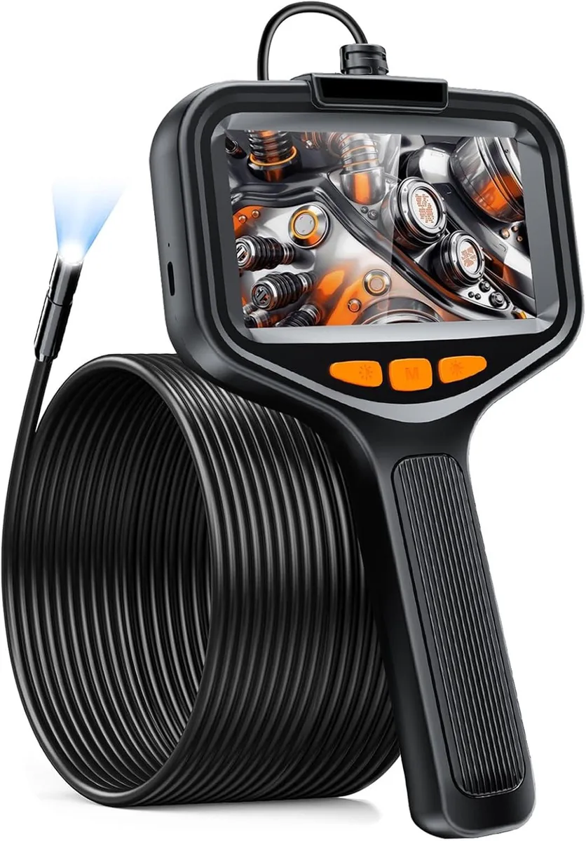 BFKK BFKK 4.3" 1080P Inspection Camera 16.4ft Semi-Rigid Cable 2600mAh IP67 — product photo