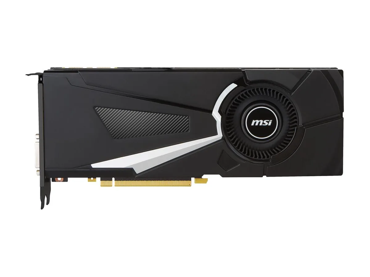 MSI MSI GeForce GTX 1070 Ti AERO 8G graphics card — product photo