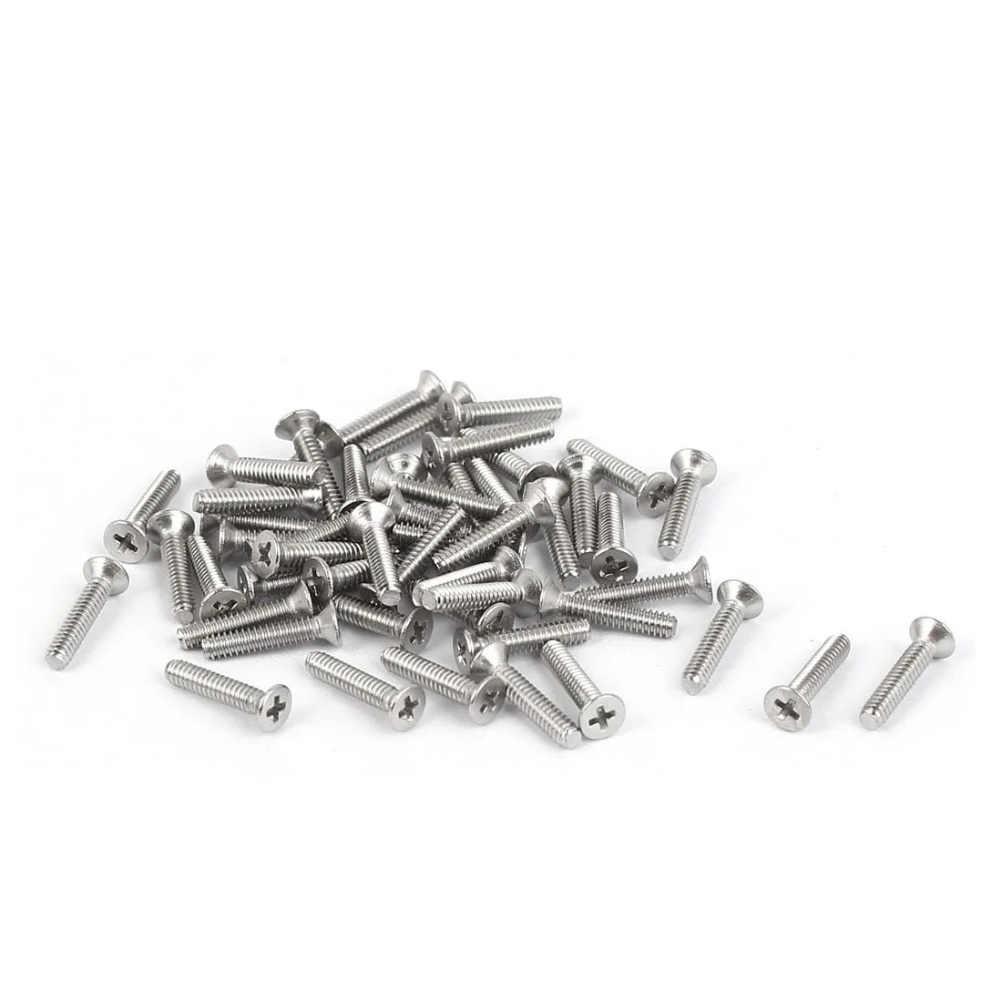 Unique-Bargains Unique-Bargains M1.6x8mm 316 Stainless Steel Flat Head Phillips Rim Screws 50 Pcs — product photo