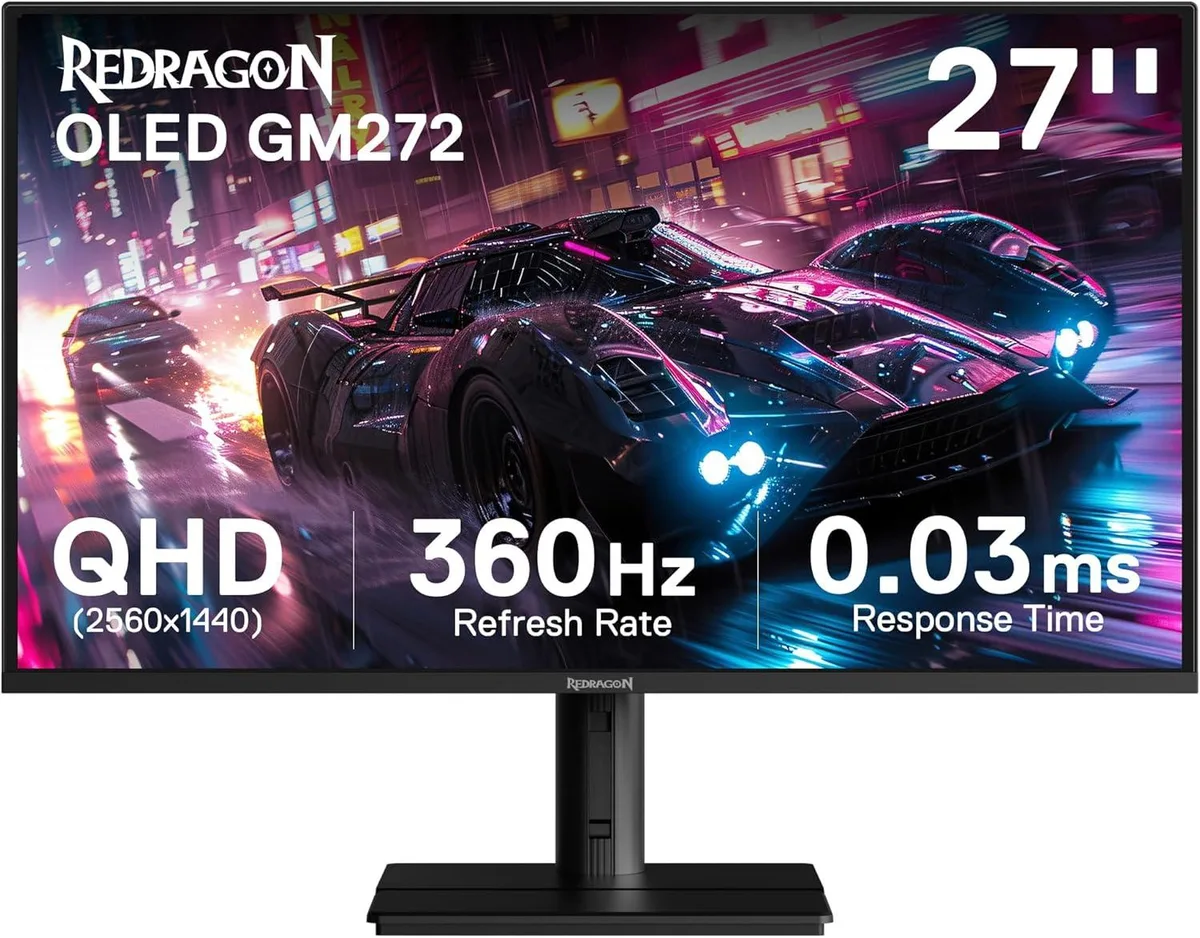 Redragon Redragon GM272 27" OLED Gaming Monitor QHD 360Hz 0.03ms — product photo