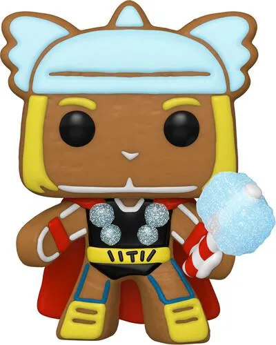 Vinyl Funko Pop figure of Thor in holiday outfit boxed new