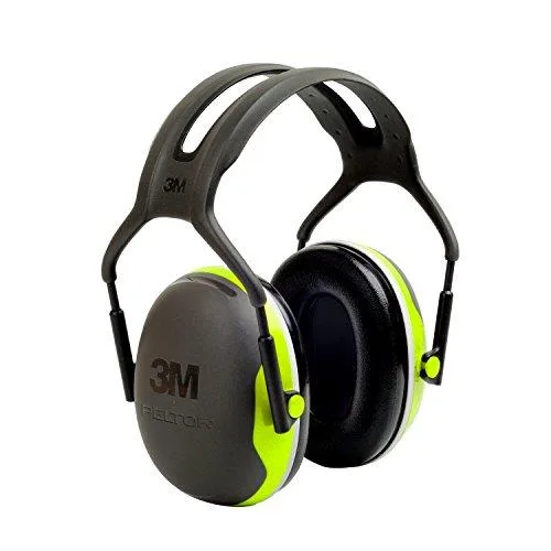 3M 3M PELTOR X4 Earmuffs 27 dB NRR Fluorescent Yellow-Green — product photo