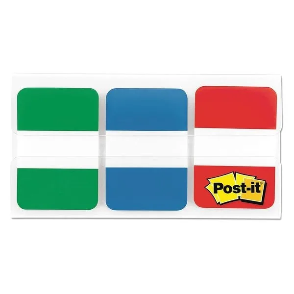 Post-it Post-it 686GBR File Folder Tabs Blue Green Red 66 Pack — product photo