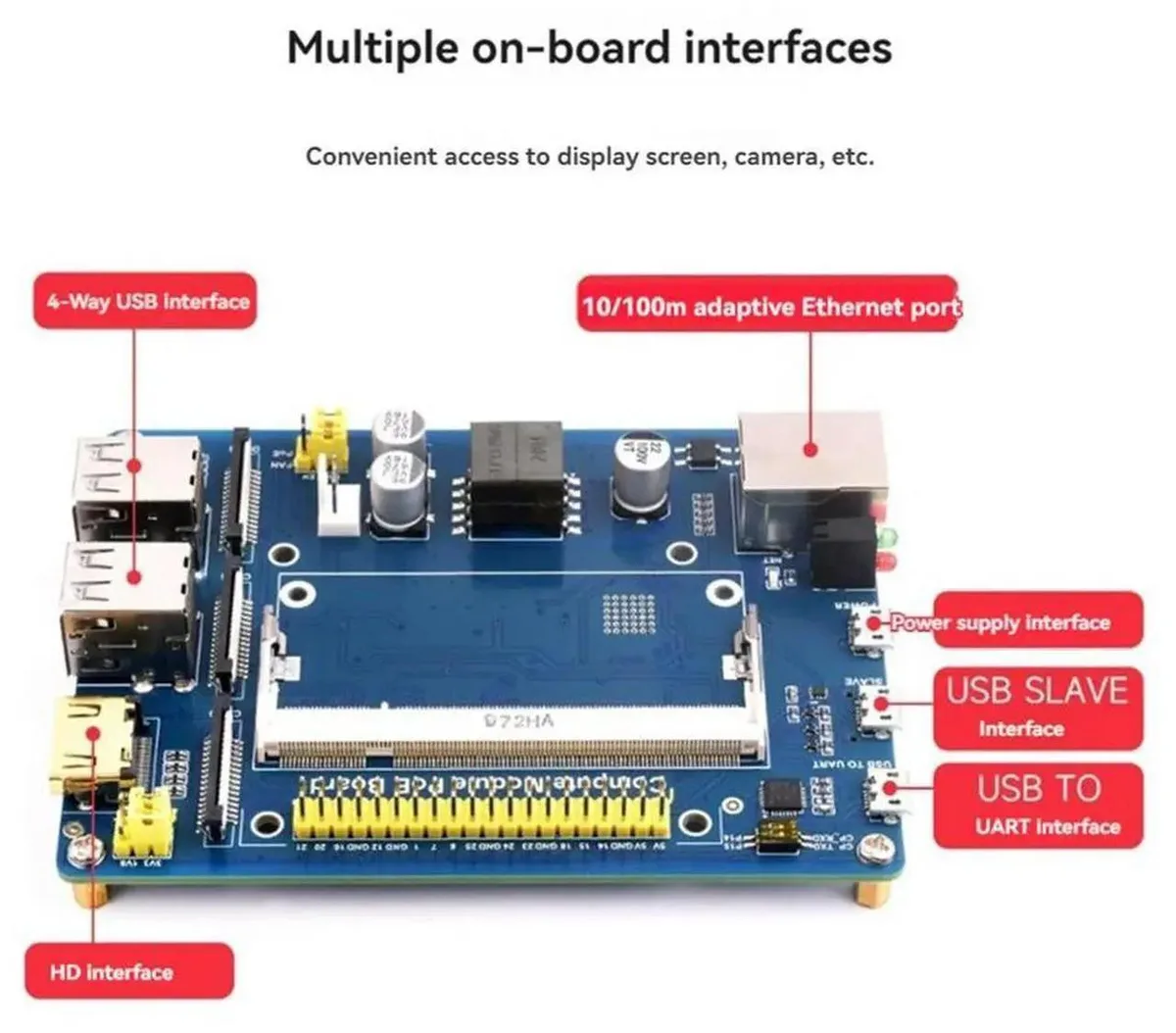 Vszerda Vszerda Compute Module PoE Board+Case+Fan Kit EU Plug — product photo