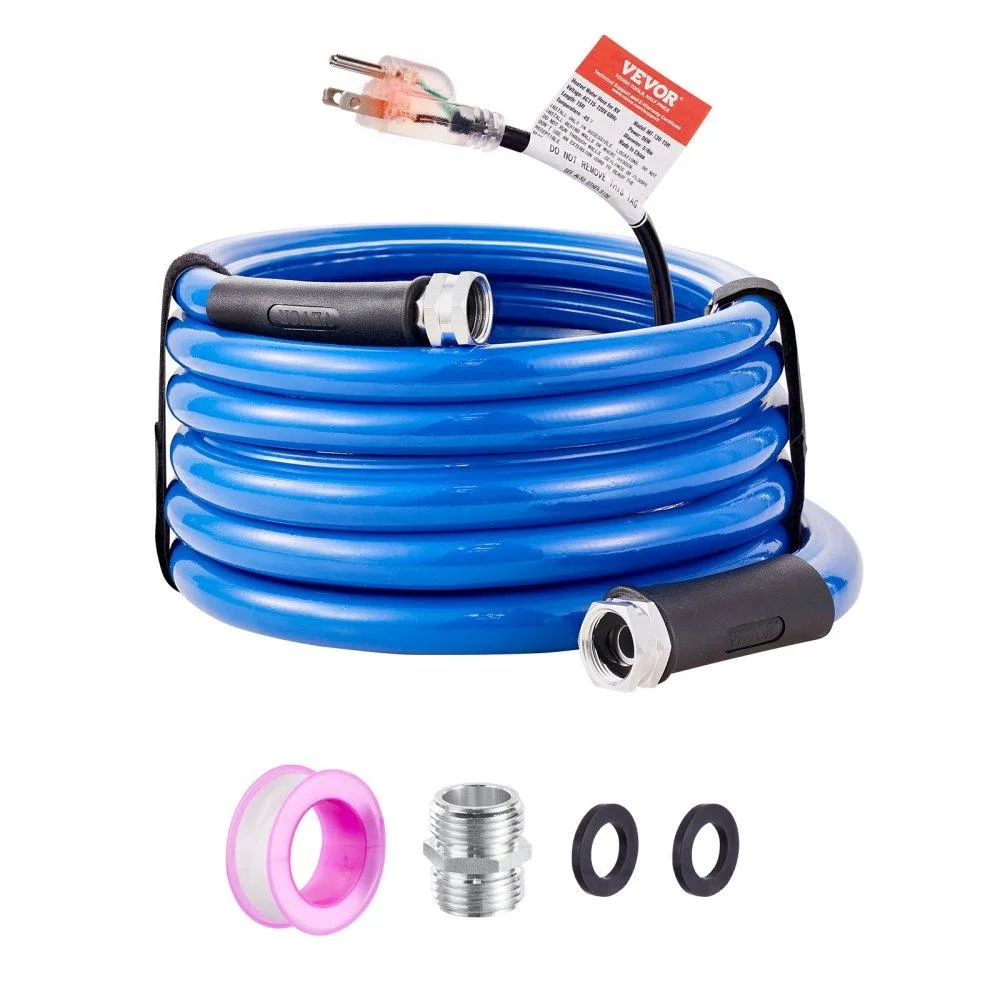 VEVOR VEVOR 15 ft Heated Water Hose -45°F 96 W 5/8" ID — product photo