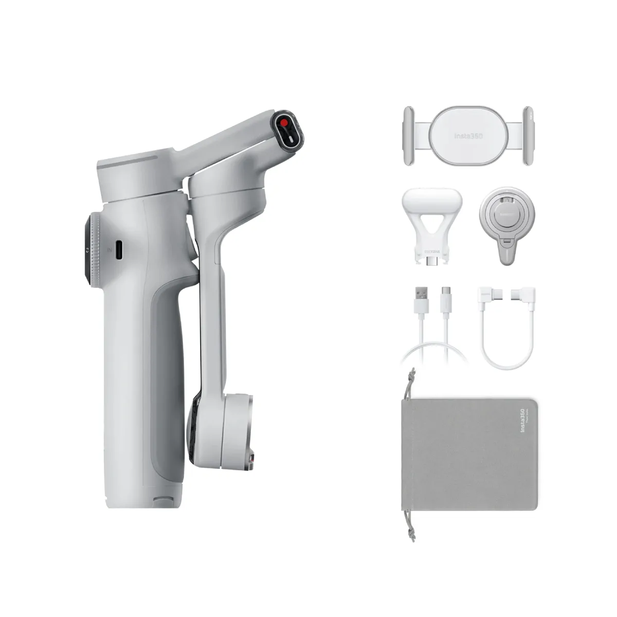 Insta360 Insta360 Flow 2 Pro Creator Bundle grip CINSABQB_FLOW208 Stone Gray — product photo