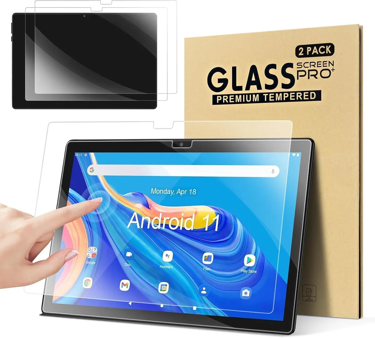 Leelbox Leelbox Screen Protectors 2-Pack for FEONAL K116 10.1 inch — product photo