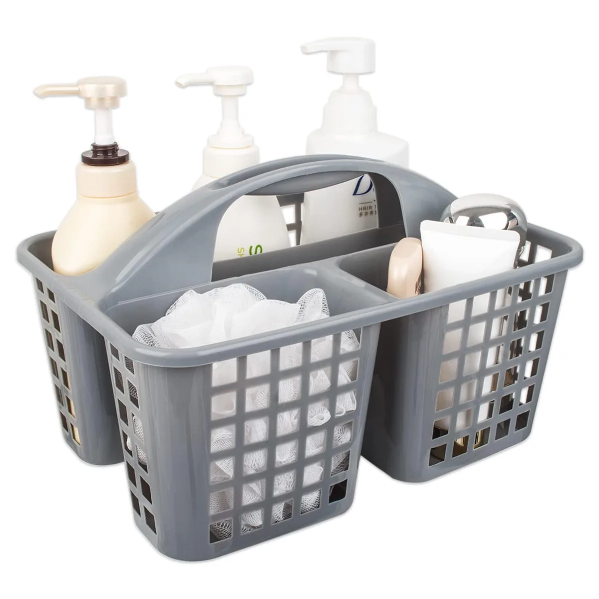  JiatuA Bath Storage 12.4 in x 8.9 in x 7.4 in Grey — product photo