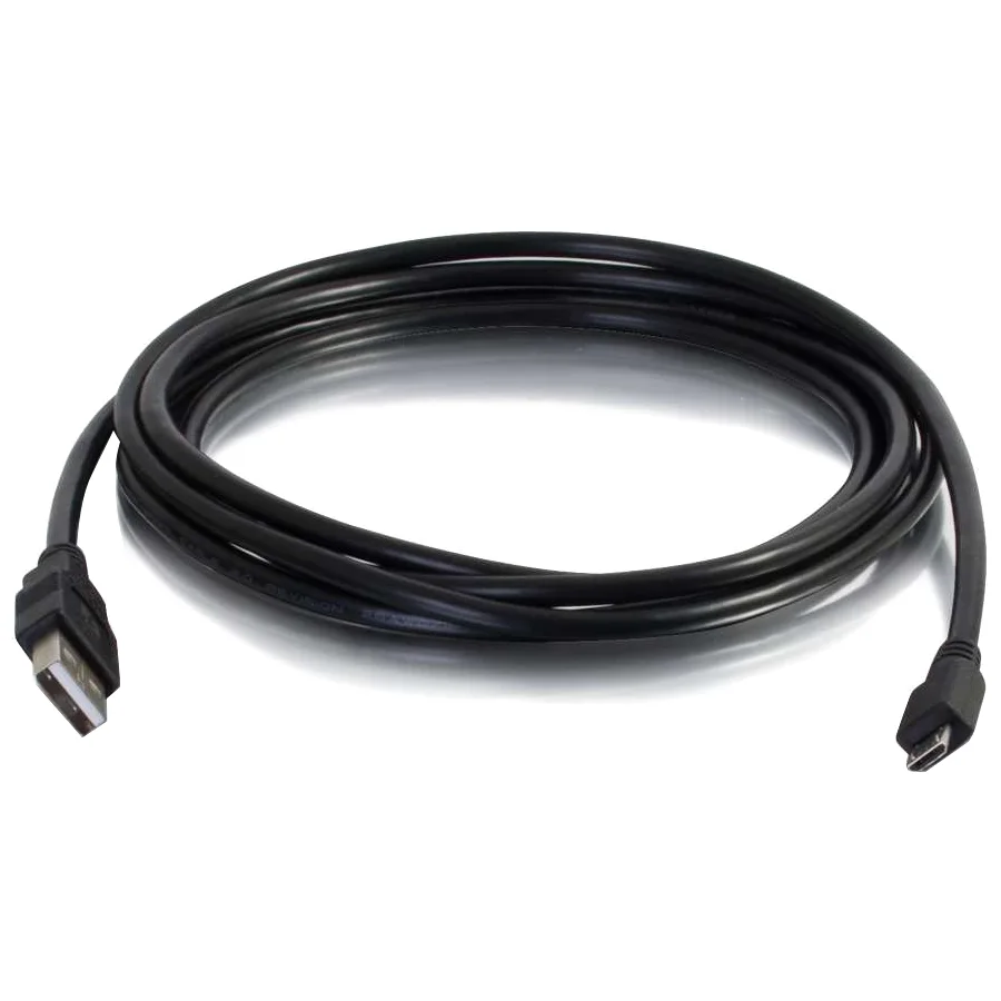 Cables To Go Cables To Go 27423 USB 2.0 A male to Micro-USB B male cable 1 ft black — product photo