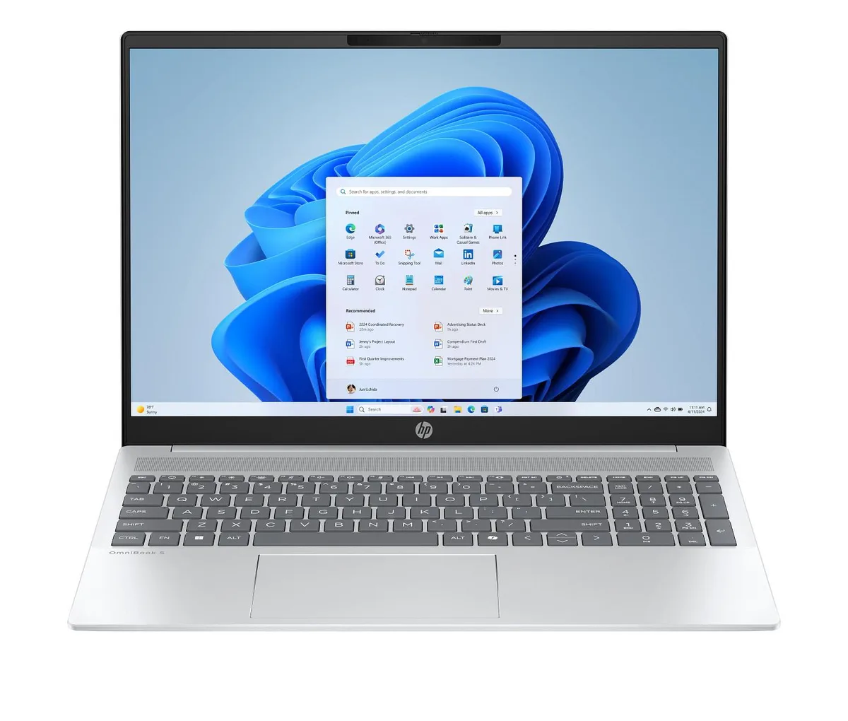 HP HP OmniBook 5 16" 2K Touch Core Ultra 7 16 GB 512 GB laptop — product photo