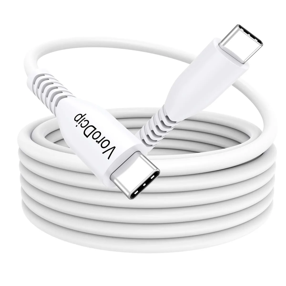 Belkin USB-C to USB-C Cable 15 ft 60W Orange — product photo