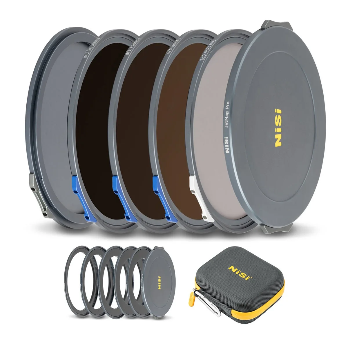 Nisi Nisi JetMag Pro 67MAG ND Kit with 5 adapter rings 52 55 58 62 67mm — product photo