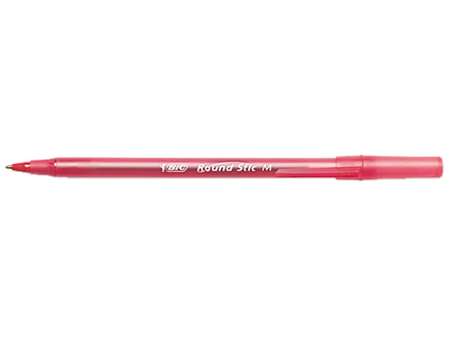 BIC BIC GSM11RD Round Stic Ballpoint Pen Red Medium Dozen — product photo