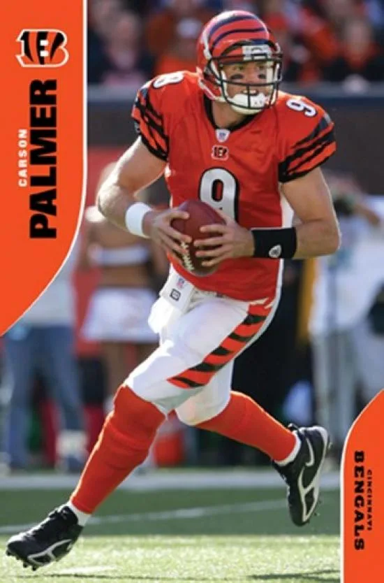 Poster print Cincinnati Bengals Carson Palmer 24 x 36 inches