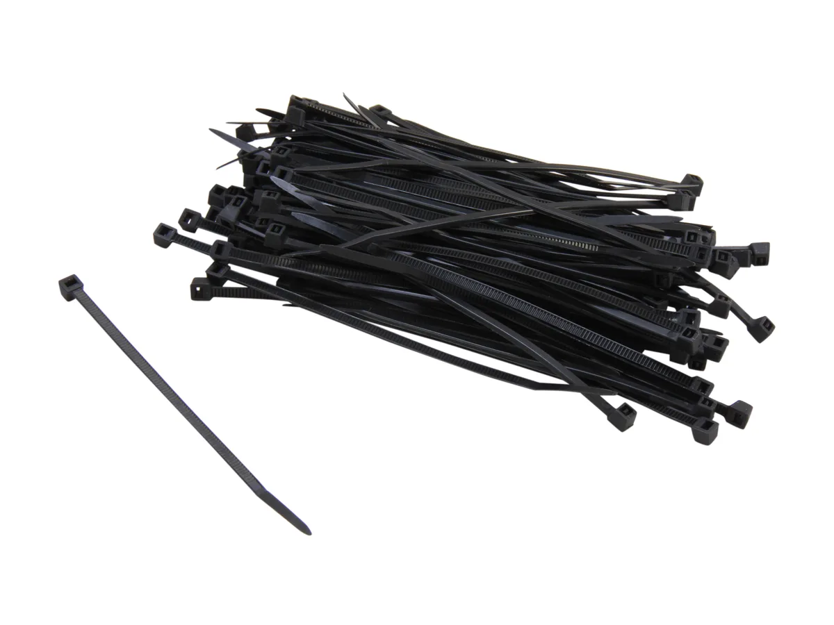 Nippon Labs Nippon Labs CT-4MINI-BK 4" Mini Cable Ties Black 100pcs — product photo