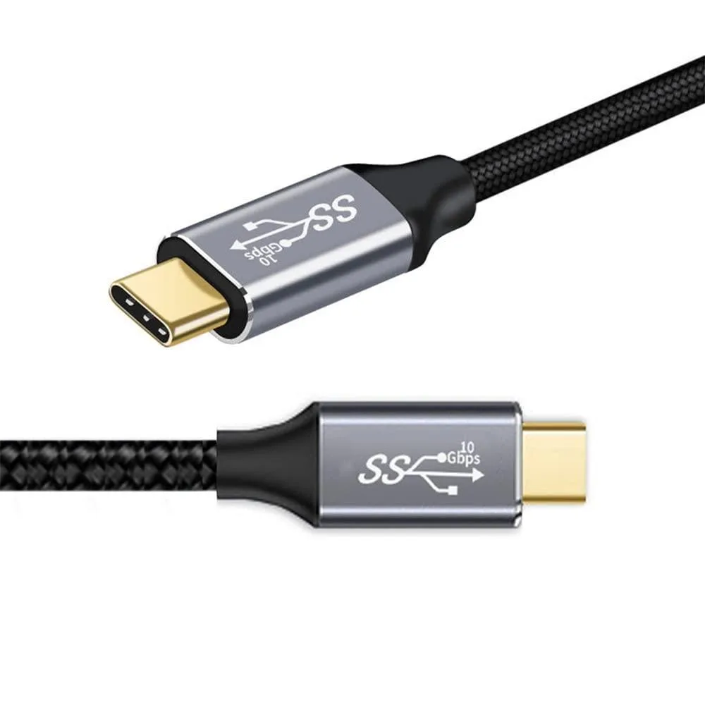 Fervit Fervit USB 3.1 Type-C Male to Male Cable 10Gbps 100W E-Marker 100cm — product photo