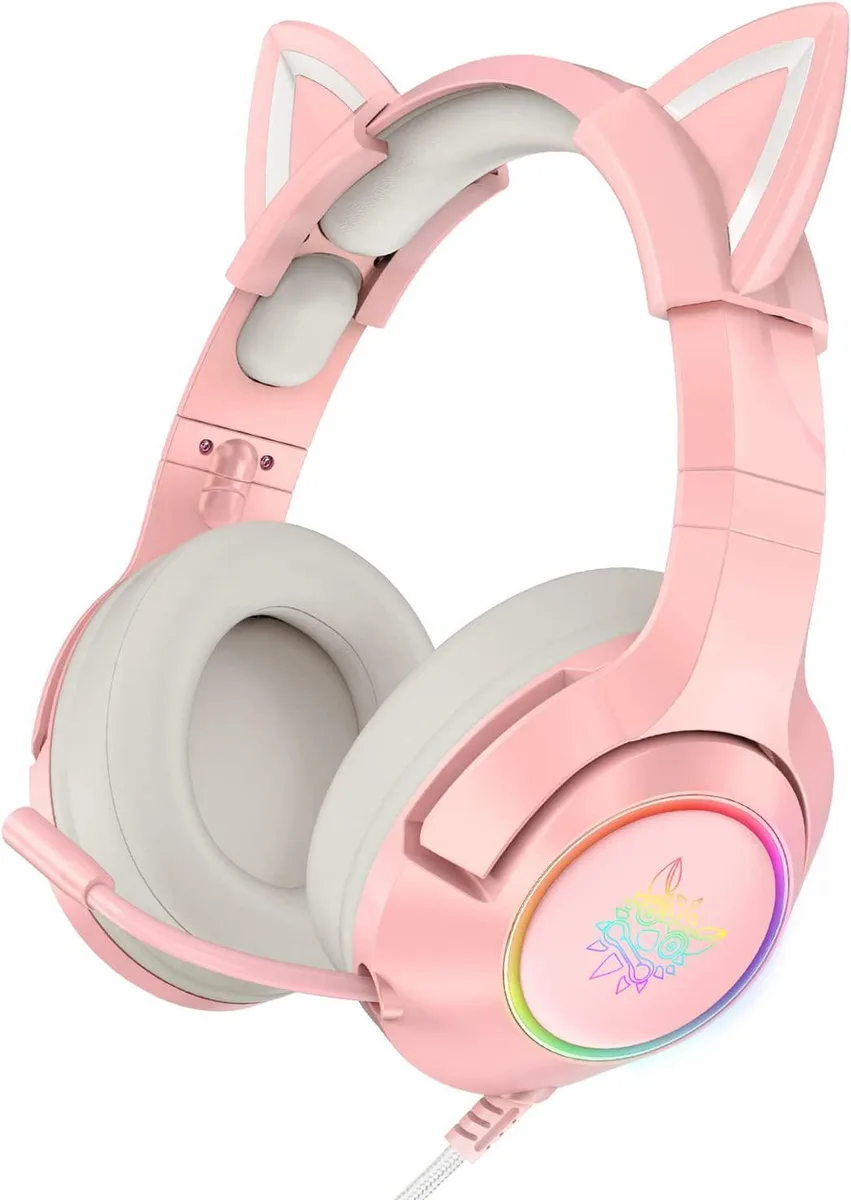 zhhcyyds zhhcyyds K9 Gaming Headset Pink Wired 3.5mm USB 50mm 20Hz-20KHz — product photo