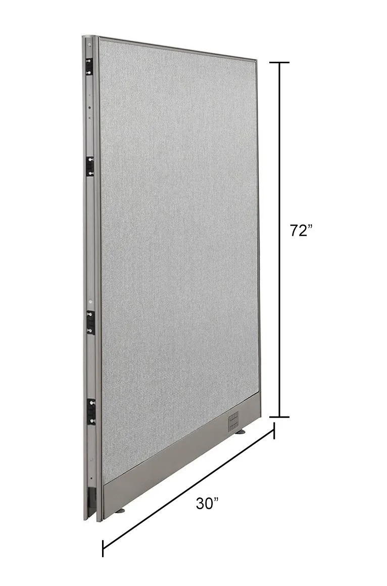 GOF GOF Single Panel Office Partition 30" W x 72" H Fabric — product photo