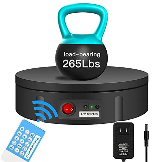 GAOMON GAOMON 11.8in Motorized Rotating Display Stand 265lbs Load Black Wired — product photo