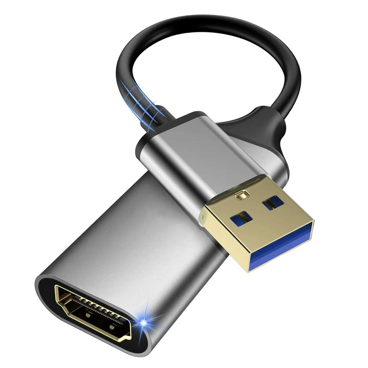 Vszerda Vszerda USB 3.0 to HD Adapter 1080P Grey — product photo
